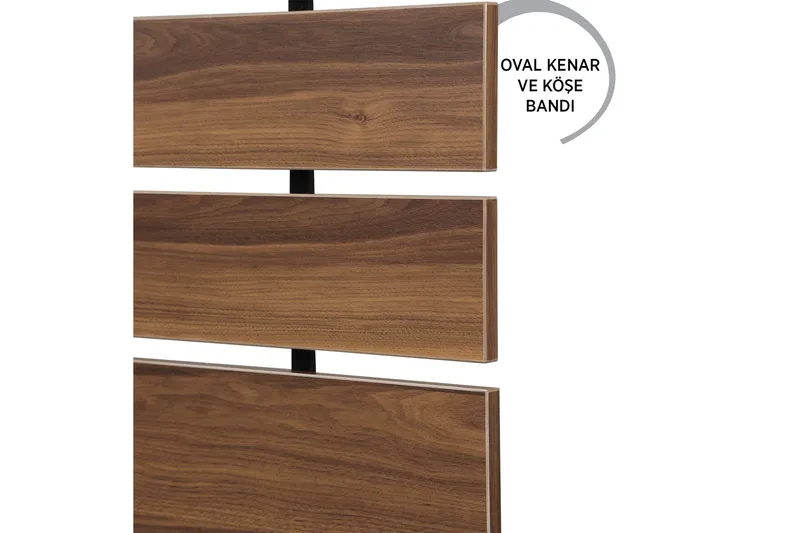 Feldene Sänggavel - Valnöt - Möbler - Säng - Sängtillbehör & sänggavel - Sänggavel