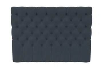 Hilton Lyx Sänggavel 210 cm Djuphäftad - Mörkblå - Möbler - Säng - Sängtillbehör & sänggavel - Sänggavel
