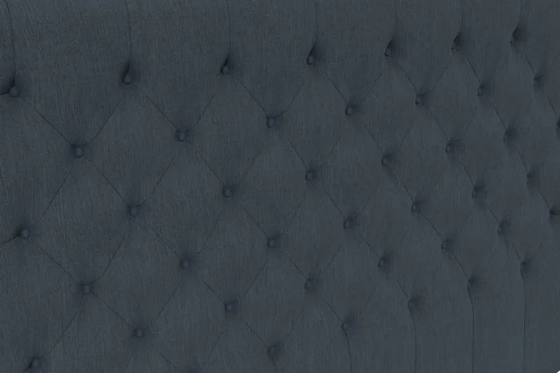 Hilton Lyx Sänggavel 210 cm Djuphäftad - Mörkblå - Möbler - Säng - Sängtillbehör & sänggavel - Sänggavel