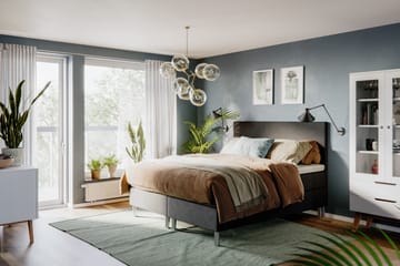 Huvudgavel Lago Svart - 160 cm - Möbler - Säng - Sängtillbehör & sänggavel - Sänggavel