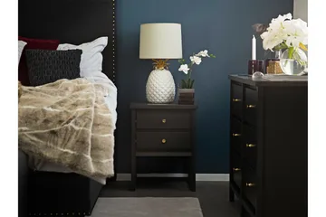 Jolie Sänggavel 185 cm Låg - Svart - Möbler - Säng - Sängtillbehör & sänggavel - Sänggavel