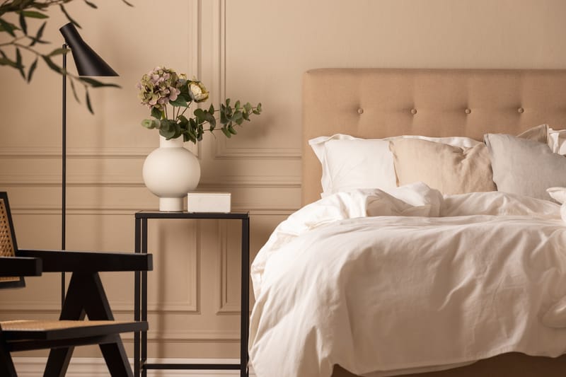 Knappad gavel Nayaka 180 - Beige - Möbler - Säng - Sängtillbehör & sänggavel - Sänggavel