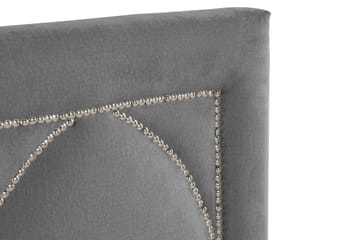 Leva Sänggavel 120cm - Mörkgrå/Sammet - Möbler - Säng - Sängtillbehör & sänggavel - Sänggavel