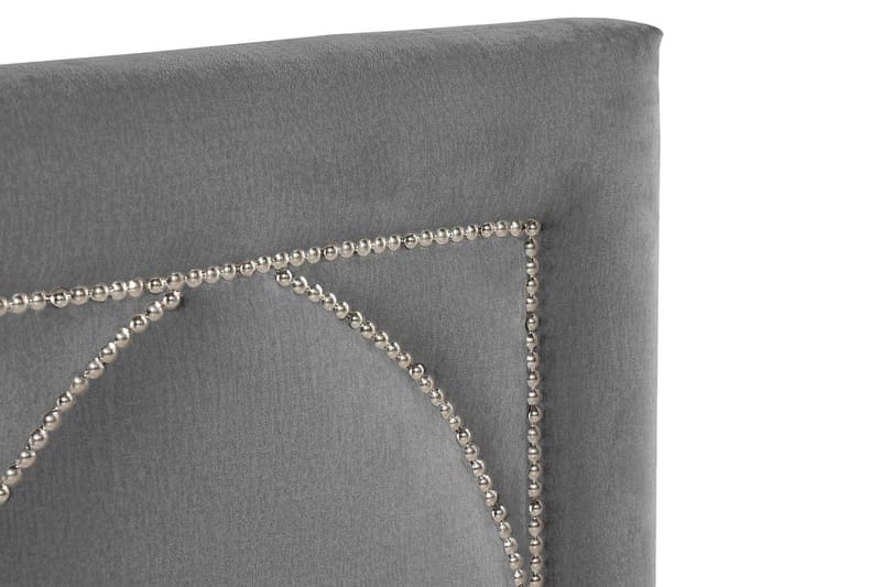 Leva Sänggavel 120cm - Mörkgrå/Sammet - Möbler - Säng - Sängtillbehör & sänggavel - Sänggavel