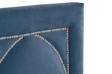 Leva Sänggavel 180cm - Mörkblå/Sammet - Möbler - Säng - Sängtillbehör & sänggavel - Sänggavel