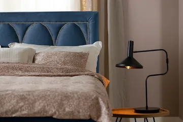 Leva Sänggavel 180cm - Mörkblå/Sammet - Möbler - Säng - Sängtillbehör & sänggavel - Sänggavel