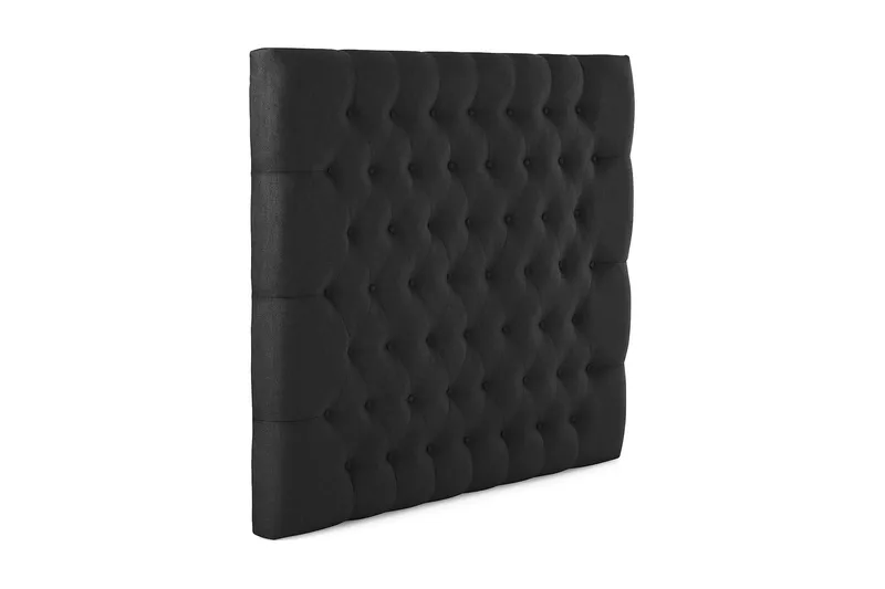 Lucky Diamant Sänggavel 140 cm - Svart/Grå - Möbler - Säng - Sängtillbehör & sänggavel - Sänggavel