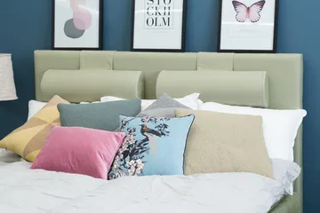 Lucky Sänggavel Slät 150 cm - Grön - Möbler - Säng - Sängtillbehör & sänggavel - Sänggavel