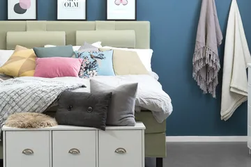 Lucky Sänggavel Slät 150 cm - Grön - Möbler - Säng - Sängtillbehör & sänggavel - Sänggavel