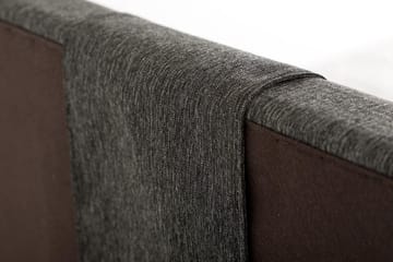 Lucky Sänggavel Slät 150 cm - Svart/Grå - Möbler - Säng - Sängtillbehör & sänggavel - Sänggavel