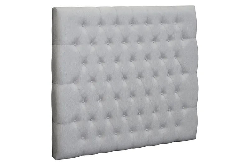 Meja Diamant Sänggavel 140x120 - Ljusgrå - Möbler - Säng - Sängtillbehör & sänggavel - Sänggavel