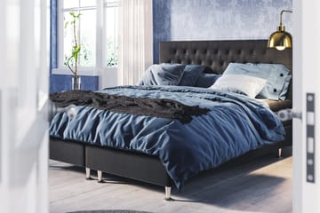 Meja Diamant Sänggavel 140x120 - Svart - Möbler - Säng - Sängtillbehör & sänggavel - Sänggavel