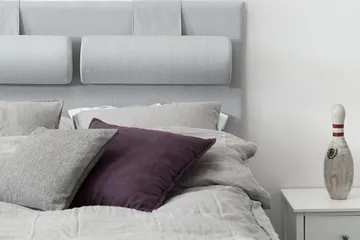 Meja Sänggavel 140x120 - Ljusgrå - Möbler - Säng - Sängtillbehör & sänggavel - Sänggavel