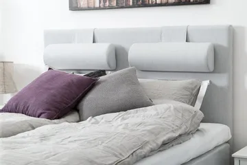 Meja Sänggavel 160x120 - Ljusgrå - Möbler - Säng - Sängtillbehör & sänggavel - Sänggavel