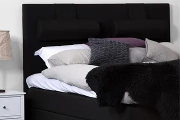 Meja Sänggavel 160x120 - Svart - Möbler - Säng - Sängtillbehör & sänggavel - Sänggavel