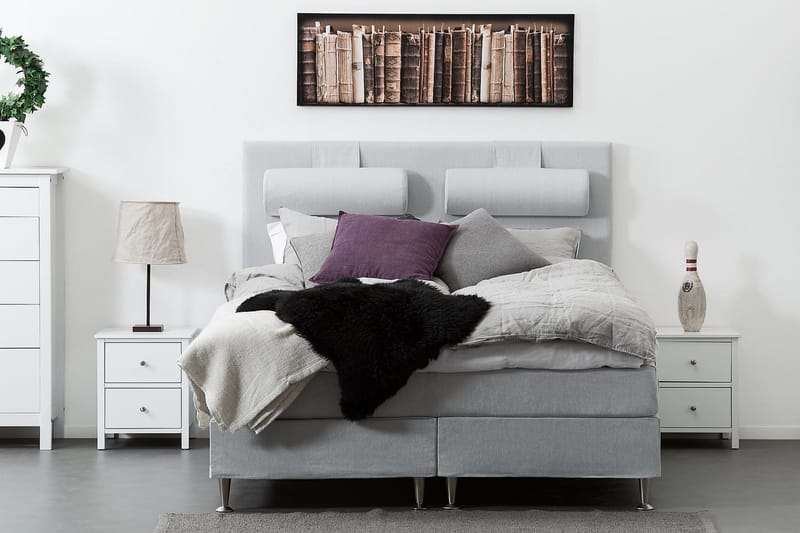 Meja Sänggavel 180x120 - Ljusgrå - Möbler - Säng - Sängtillbehör & sänggavel - Sänggavel