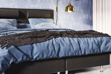 Meja Sänggavel 180x120 - Svart - Möbler - Säng - Sängtillbehör & sänggavel - Sänggavel