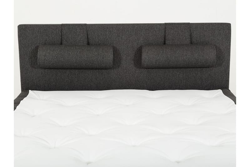 Sänggavel Olivia 150 cm Slät - Svart|Grå - Sänggavel