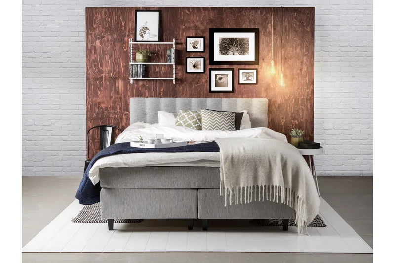 Pascale Sänggavel 160 cm - Ljusgrå - Möbler - Säng - Sängtillbehör & sänggavel - Sänggavel