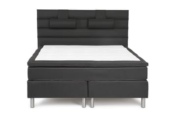 Queen Sänggavel Djuphäftad Linjerad 170 cm - 170 cm Svart - Möbler - Säng - Sängtillbehör & sänggavel - Sänggavel