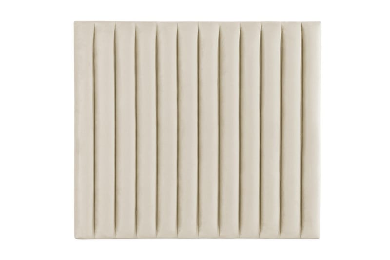 Rakel Sänggavel 120cm, Beige/Sammet