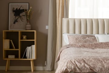 Rakel Sänggavel 120cm - Beige/Sammet - Möbler - Säng - Sängtillbehör & sänggavel - Sänggavel