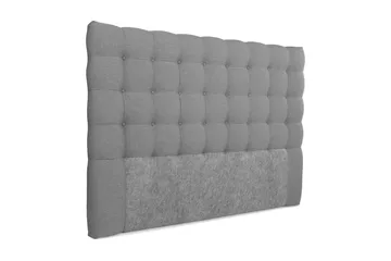 Royal Sänggavel med Rutor 180 cm - Ljusgrå - Möbler - Säng - Sängtillbehör & sänggavel - Sänggavel