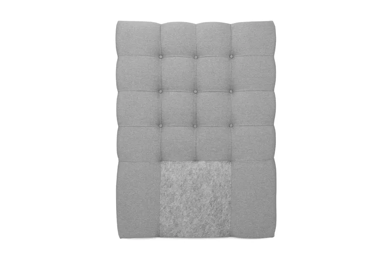 Royal Sänggavel med Rutor 80 cm, Ljusgrå