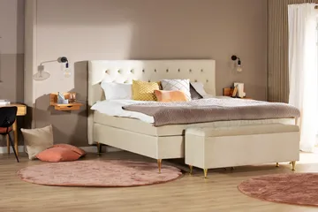 Royal Velvet Sänggavel 160 cm - Beige - Möbler - Säng - Sängtillbehör & sänggavel - Sänggavel