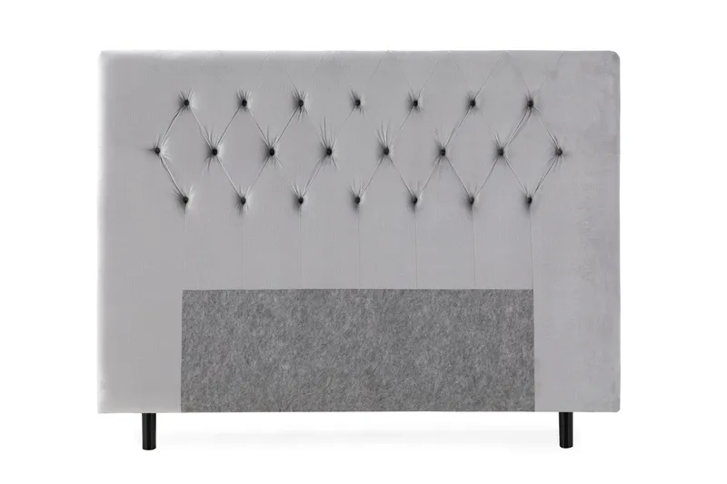 Royal Velvet Sänggavel 160 cm - Ljusgrå - Möbler - Säng - Sängtillbehör & sänggavel - Sänggavel