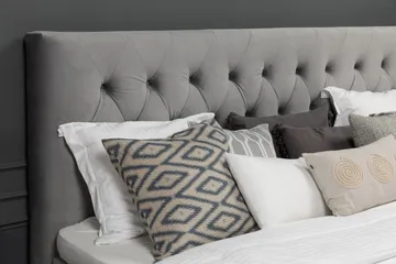 Royal Velvet Sänggavel 160 cm - Ljusgrå - Möbler - Säng - Sängtillbehör & sänggavel - Sänggavel