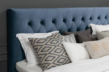 Royal Velvet Sänggavel 160 cm - Mörkblå - Möbler - Säng - Sängtillbehör & sänggavel - Sänggavel