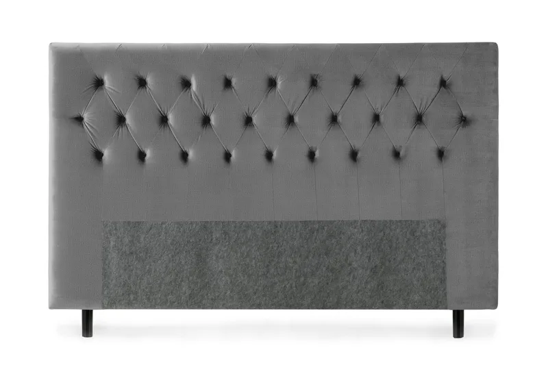 Royal Velvet Sänggavel 160 cm, Mörkgrå