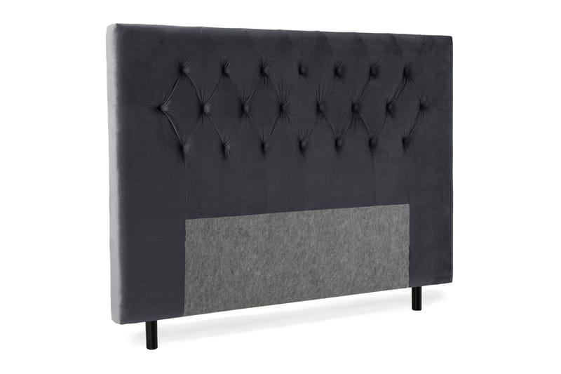 Royal Velvet Sänggavel 160 cm - Svart - Möbler - Säng - Sängtillbehör & sänggavel - Sänggavel