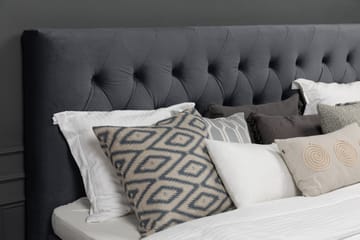 Royal Velvet Sänggavel 180 cm - Svart - Möbler - Säng - Sängtillbehör & sänggavel - Sänggavel