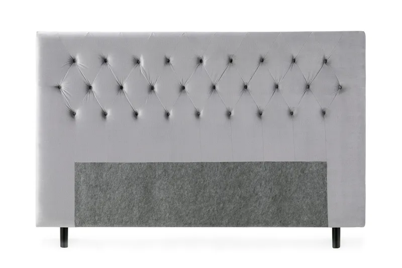Royal Velvet Sänggavel 210 cm - Ljusgrå - Möbler - Säng - Sängtillbehör & sänggavel - Sänggavel