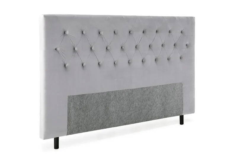 Royal Velvet Sänggavel 210 cm - Ljusgrå - Möbler - Säng - Sängtillbehör & sänggavel - Sänggavel