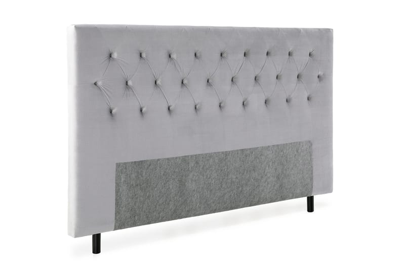 Royal Velvet Sänggavel 210 cm - Ljusgrå - Möbler - Säng - Sängtillbehör & sänggavel - Sänggavel