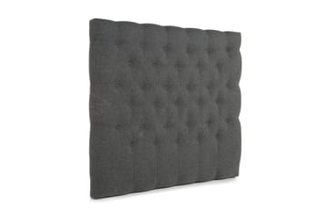 Sänggavel 140 cm Djuphäftad Låg - Mörkgrå - Möbler - Säng - Sängtillbehör & sänggavel - Sänggavel