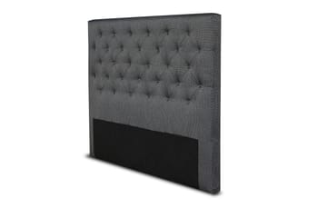 Sänggavel 140 cm Djuphäftad - Mörkgrå - Möbler - Säng - Sängtillbehör & sänggavel - Sänggavel