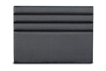 Sänggavel 190 cm Djuphäftad Linjerad - Mörkgrå - Möbler - Säng - Sängtillbehör & sänggavel - Sänggavel