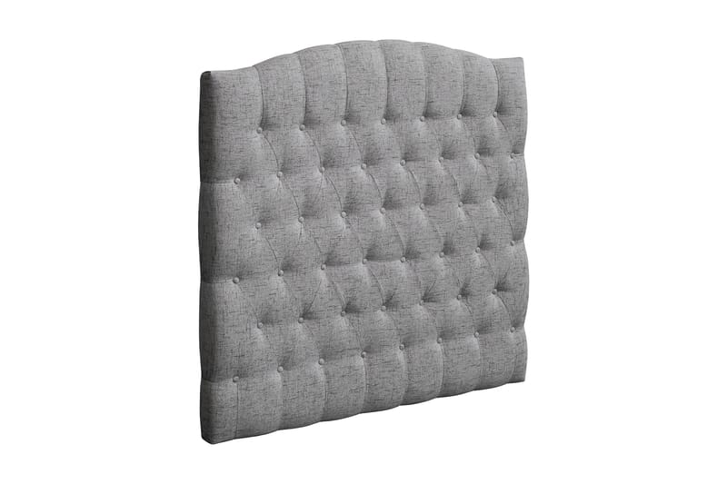Sänggavel Abelie 120 cm Svängd - Grå - Möbler - Säng - Sängtillbehör & sänggavel - Sänggavel