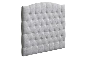 Sänggavel Abelie 120 cm Svängd - Ljusgrå - Möbler - Säng - Sängtillbehör & sänggavel - Sänggavel
