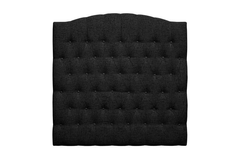 Sänggavel Abelie 120 cm Svängd - Svart - Möbler - Säng - Sängtillbehör & sänggavel - Sänggavel