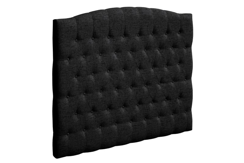 Sänggavel Abelie 140 cm Svängd - Svart - Möbler - Säng - Sängtillbehör & sänggavel - Sänggavel