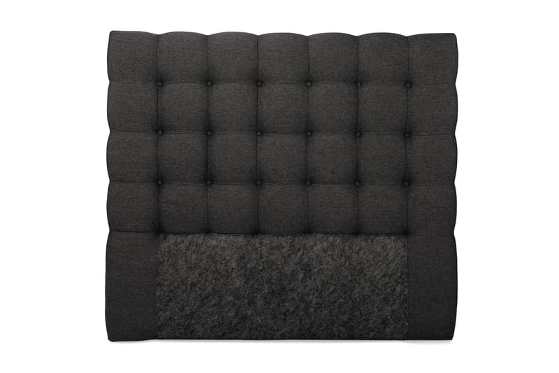 Sänggavel Boxford 140 cm Rutor - Mörkgrå - Möbler - Säng - Sängtillbehör & sänggavel - Sänggavel
