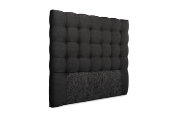 Sänggavel Boxford 140 cm Rutor - Mörkgrå - Möbler - Säng - Sängtillbehör & sänggavel - Sänggavel