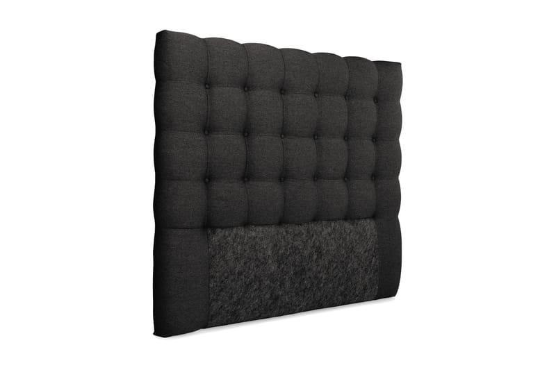 Sänggavel Boxford 140 cm Rutor - Mörkgrå - Möbler - Säng - Sängtillbehör & sänggavel - Sänggavel