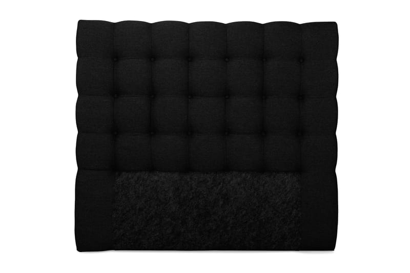 Sänggavel Boxford 140 cm Rutor - Svart - Möbler - Säng - Sängtillbehör & sänggavel - Sänggavel