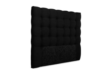 Sänggavel Boxford 140 cm Rutor - Svart - Möbler - Säng - Sängtillbehör & sänggavel - Sänggavel